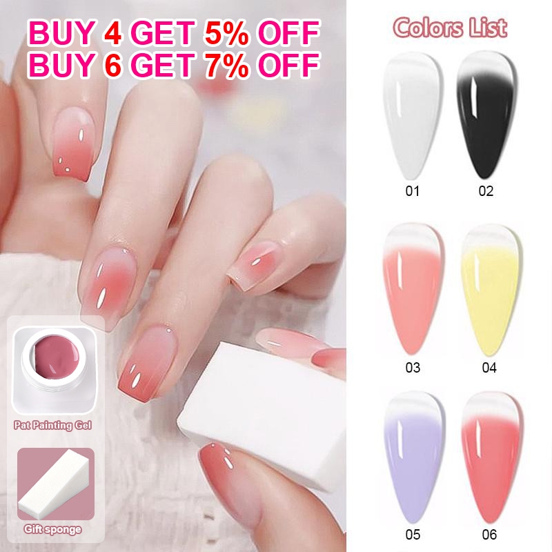 Maddoll 💕BUY 4 GET 5% OFF💕 Pat Ombre Gel Polish เจลทาเล็บ สีทาเล็บเจล สีเล็บเจล 6 สี เจลทาเล็บไล่เฉด