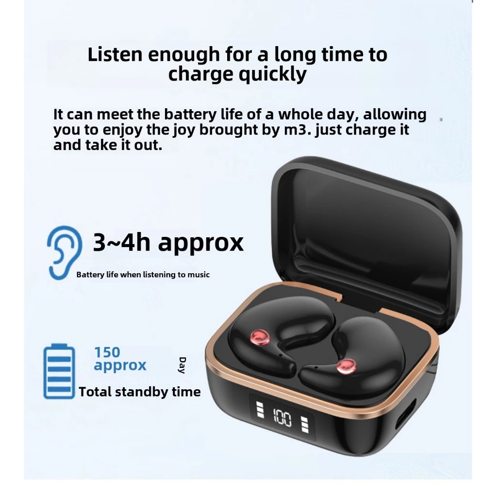 J11 TWS ไร้สายบลูทูธ 5.4 หูฟัง Sleeping Earbuds หูฟังอินเอียร์ HD สเตอริโอกีฬาชุดหูฟังกันน้ําสําหรับสมาร์ทโฟน thumbnail 7