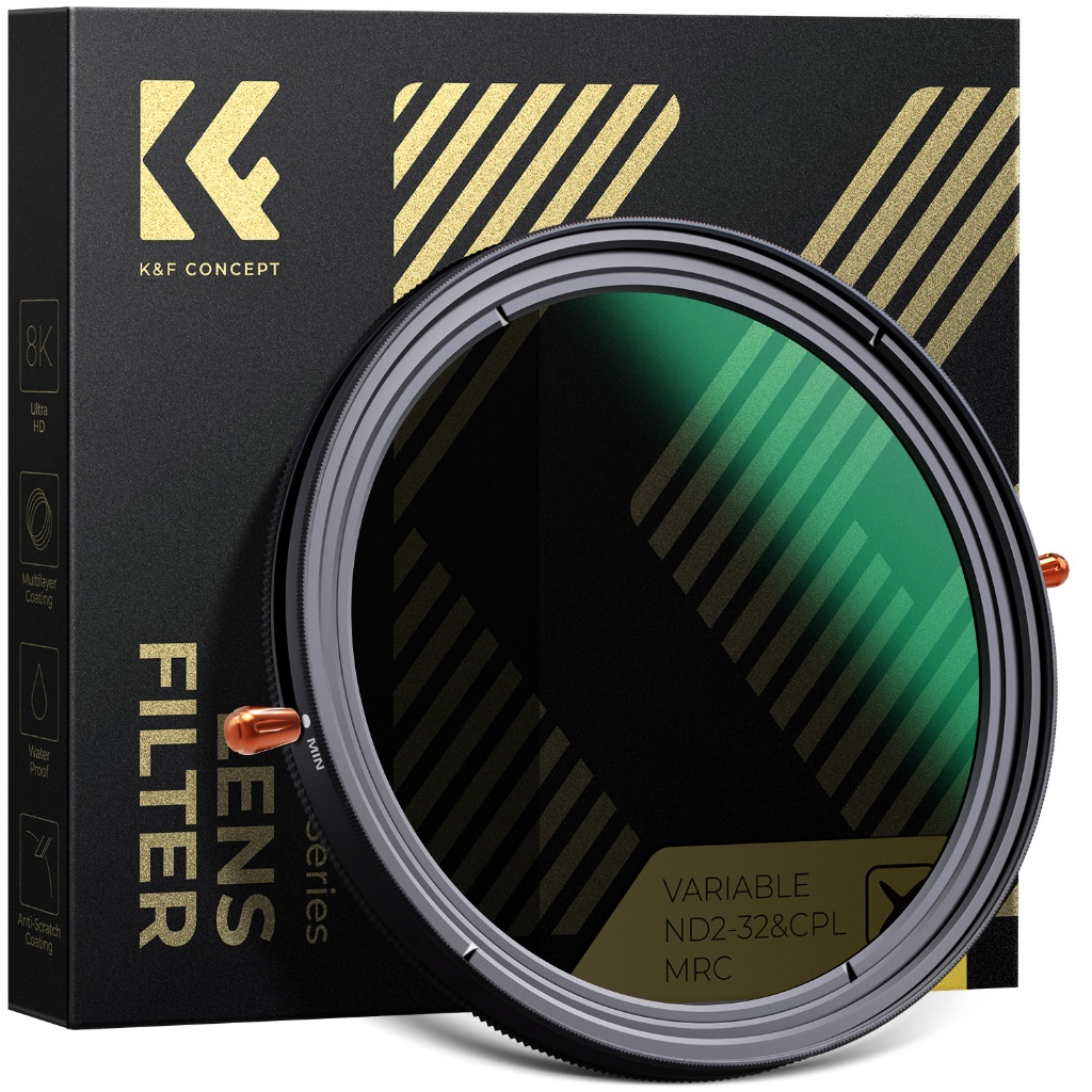 K&f Concept NANO-X 49mm-82mm ND2-ND32&CPL 2 in 1 Filter สําหรับเลนส์กล้อง