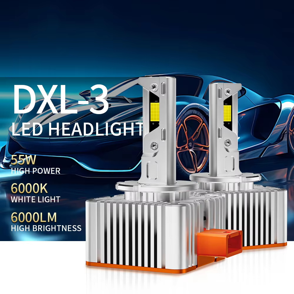 2PCS D Series รถ LED ไฟหน้า D1S D2S D3S HID Plug & Play สองด้าน CSP ชิป D4S D5S D8S 110W 12000LM รถส