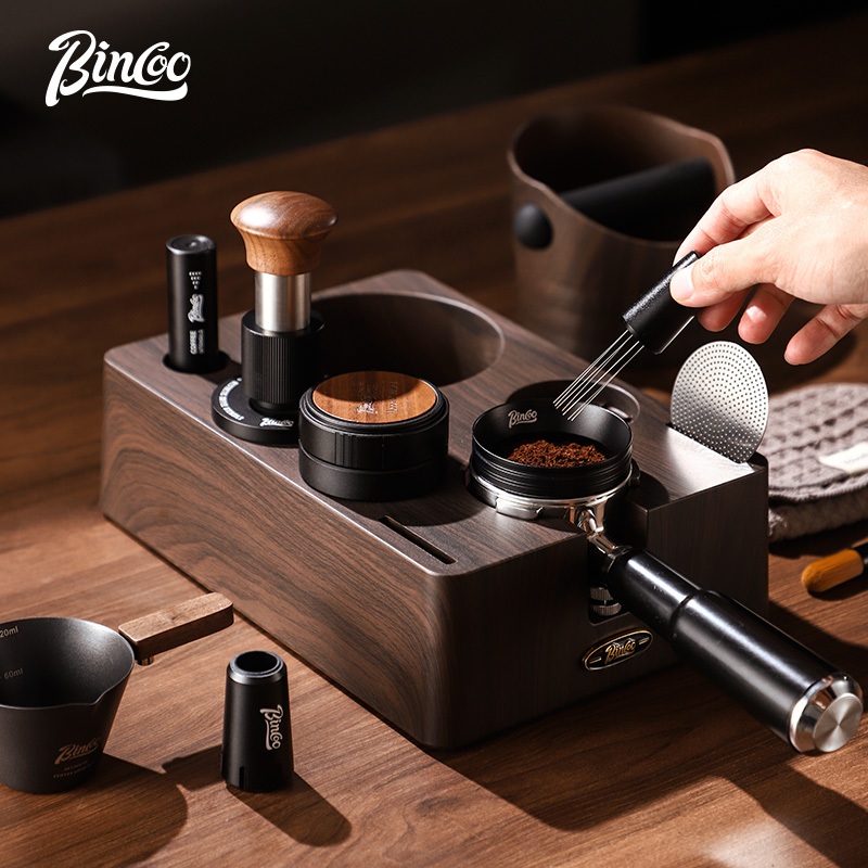 ไบคู กาแฟฐานเก็บชุด30ปอนด์ผงค้อนผ้าผงตู้แตะถังภาชนะกาแฟ 51/58มม ราคา ถูกที่สุด ดีลบีเคเค แกลเลอรีภาพที่ 2