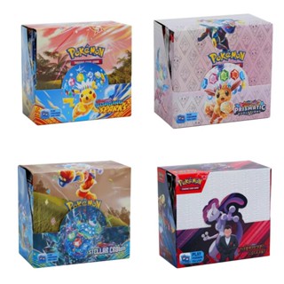 324 ชิ้น/เซ็ตการ์ด Pokemon Prismatic Evolutions Siellar Crow…