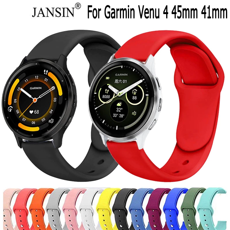 สาย สำหรับ garmin venu 4 45mm 41mm สายนาฬิกา สายนาฬิกาข้อมือซิลิโคนสําหรับ สำหรับ Garmin Venu 3 3S สมาร์ทวอทช์