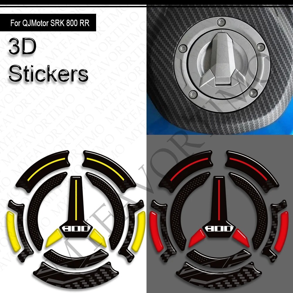 SRK800 รถจักรยานยนต์สําหรับ QJMotor QJ มอเตอร์ SRK GSR 800 RR ถัง Pad Cap TankPad แก๊สการใช้น้ํามันช