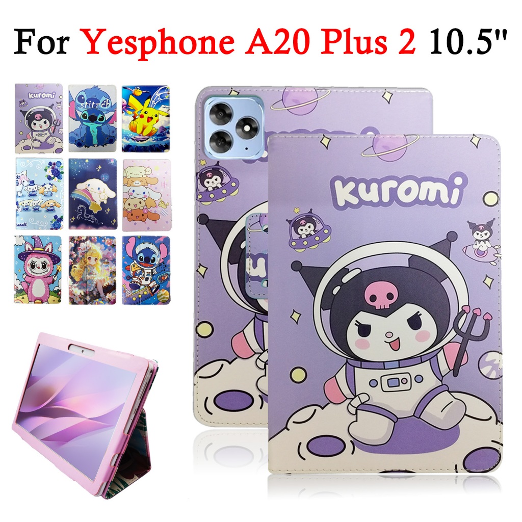 สําหรับ YESPHONE A20 Plus 2 10.5 การ์ตูนน่ารักคุณภาพสูง PU หนัง YESPHONE Android แท็บเล็ต 10.1 นิ้วก