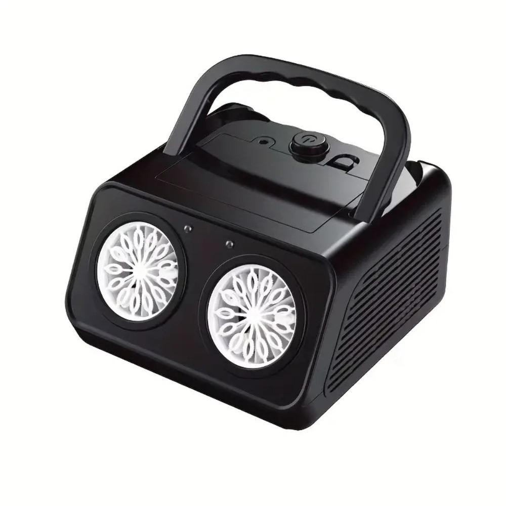 LANFENG ฟองอัตโนมัติ|26หลุมพร้อมพัดลม2ตัวเป่าฟองสบู่ไฟฟ้าของเล่น,เวทีมืออาชีพแสดงอัตโนมัติเต็มรูปแบบมือถืออัพเกรดเครื่องทําฟองสบู่ของเล่นกลางแจ้ง - รูปที่ 3