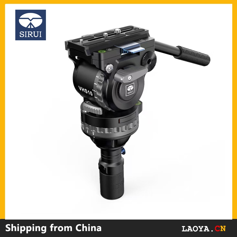 Sirui VHS10 Professional Fluid Head 7-Step Counterbalance, 4-Step Tilt/Pan Damping Adjust, Rapid Set