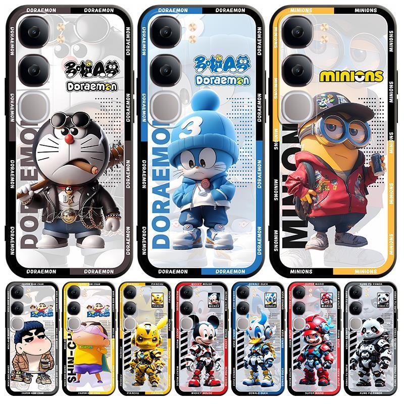 เคสสําหรับ VIVO Y21D Y31 5G V2521 โดราเอมอนปกอ่อนมุมขวา