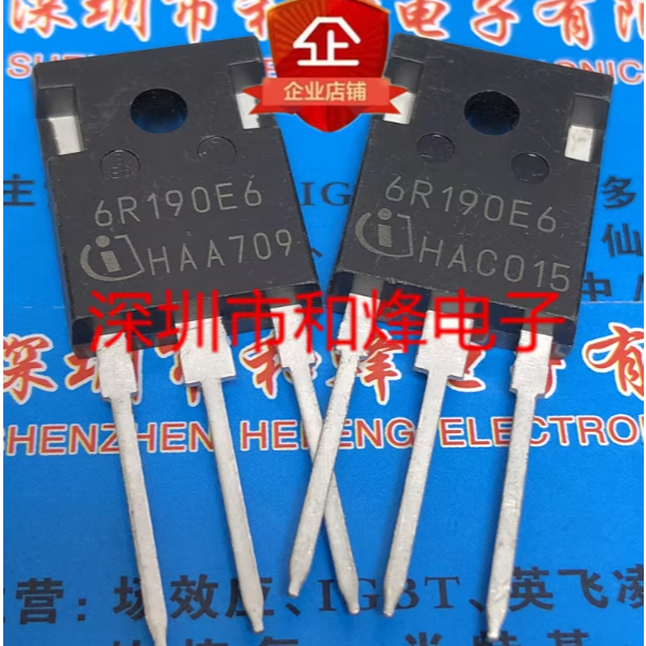 1-5 ชิ้น moss หลอด 6R190E6 IPW60R190E6 65F6080A IPW65R080CFDA 6R165P IPW60R165CP 60R070F7 IPW60R070F