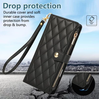 เคสโทรศัพท์ เคส การ์ดสําหรับ iPhone16 17 Pro Max เคสโทรศัพท์กระเป๋าใส่เหรียญกรณีหนังสําหรับ iPhone 15 Pro Max 14 Pro Max 13 pro max 12 11 promax 17 Air Case 14 15 16 Plus สายคล้อง