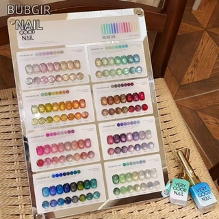 【พร้อมส่ง】 BUBGIR X VERY GOOD 60 สี สีเจลแคทอายเนื้อซาติน+สีเจลแคทอาย 60สี ลูกแก้ว ฟรีชาร์ท มาใหม่