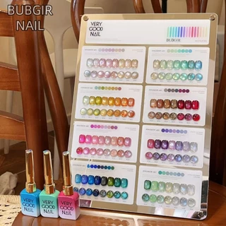 【พร้อมส่ง】 BUBGIR X VERY GOOD 60 สี สีเจลแคทอายเนื้อซาติน+สีเจลแคทอาย 60สี ลูกแก้ว ฟรีชาร์ท มาใหม่