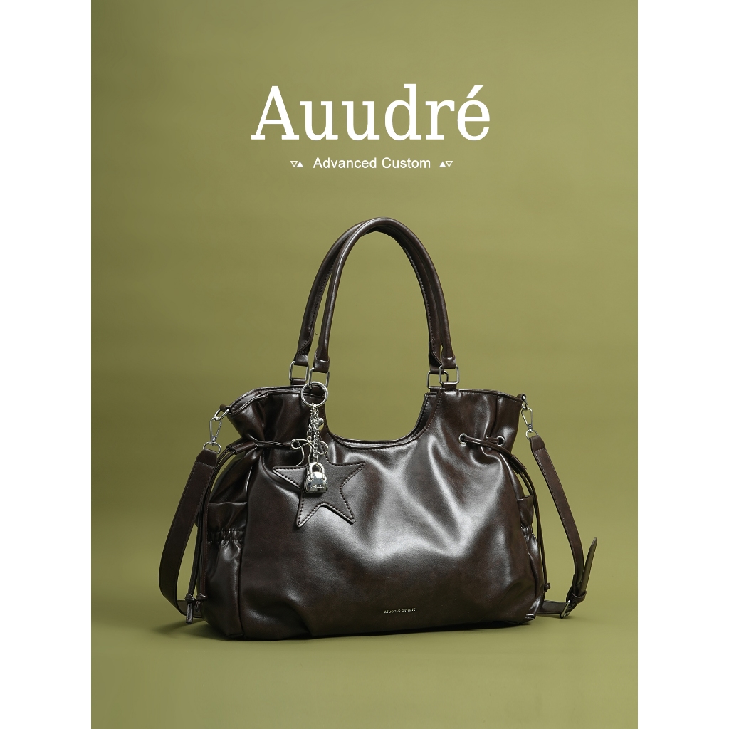 Auure Retro กระเป๋าถือความจุขนาดใหญ่ สำหรับการทำงานและเที่ยว
