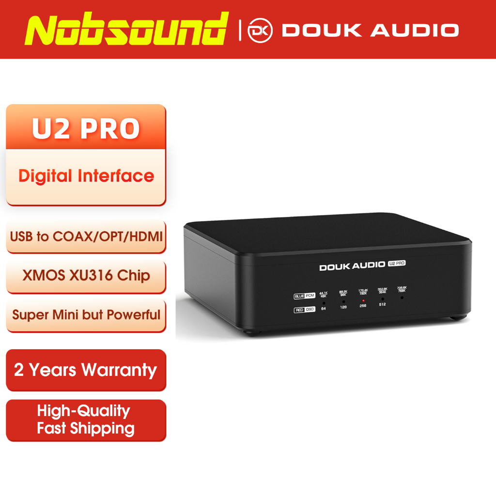 Douk Audio U2 PRO XMOS XU316 อินเทอร์เฟซดิจิตอล USB DDC Mini S/PDIF Converter DSD512 สําหรับโทรศัพท์