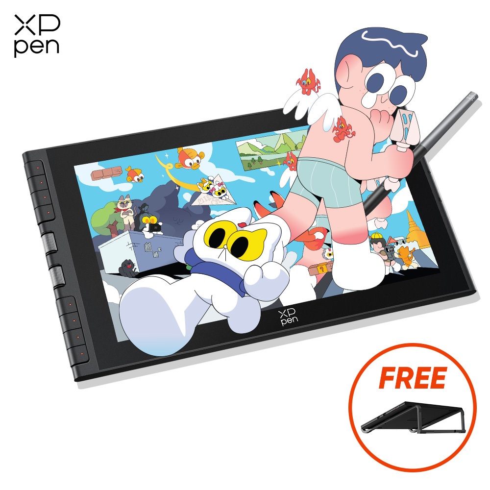 มาใหม่ล่าสุด XPPen Artist 12 3rd Pen Display Drawing Monitor พร้อม Micro X-Dial & X4 16k ระดับปากกา