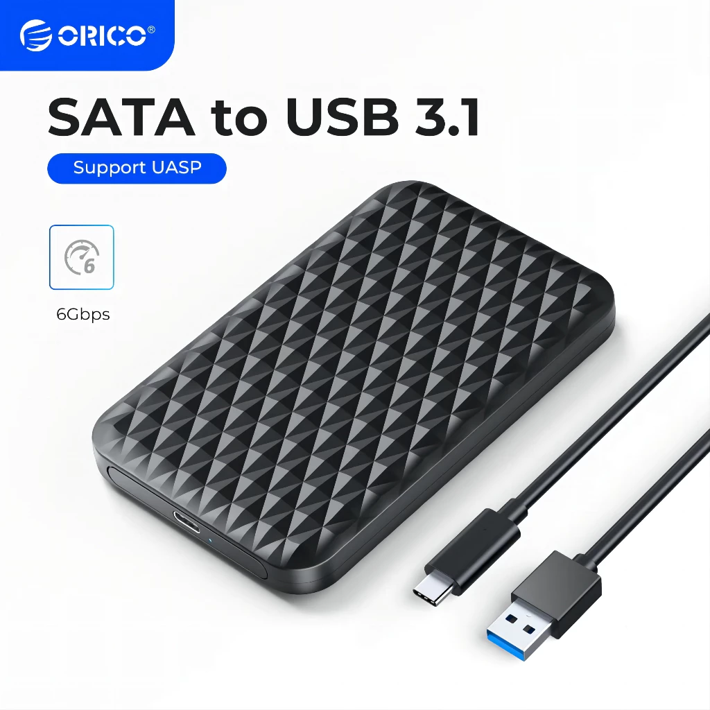 ORICO HDD Case 2.5 นิ้ว Type C USB3.0 รองรับ 4TB HDD SSD