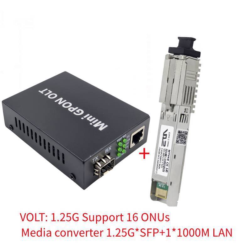 Mini GPON OLT Micro VOLT OLT-Stick 1.25G ถึง 2.5G Plug and Play รองรับ 16-32 ONU gigabit รองรับ 10G/