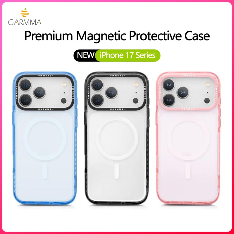 GARMMA พรีเมี่ยมแม่เหล็กสําหรับ iPhone 17 Pro Max/17 Pro/17 Air/17 ทหารเกรด Drop ทดสอบ Impact Case Cover
