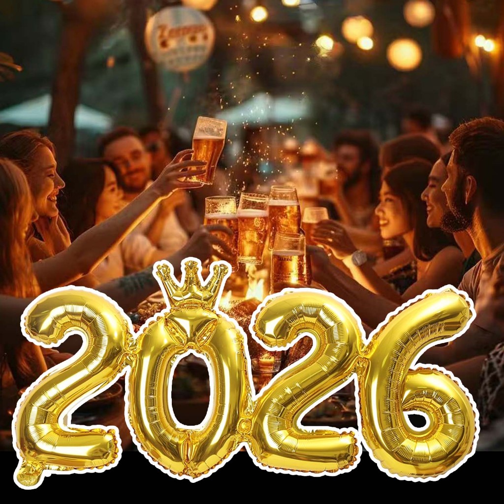 2026จํานวนมงกุฎลูกโป่งฟอยล์สําหรับ2026ปีใหม่อีฟพรรคอุปกรณ์ตกแต่ง n ความโลภ คริสต์มาส2025ภาพอุปกรณ์ประกอบฉากของขวัญ - รูปที่ 3