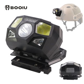 BOOIU ยุทธวิธี FAST MICH หมวกกันน็อค USB ชาร์จ NVG สัญญาณโคม…