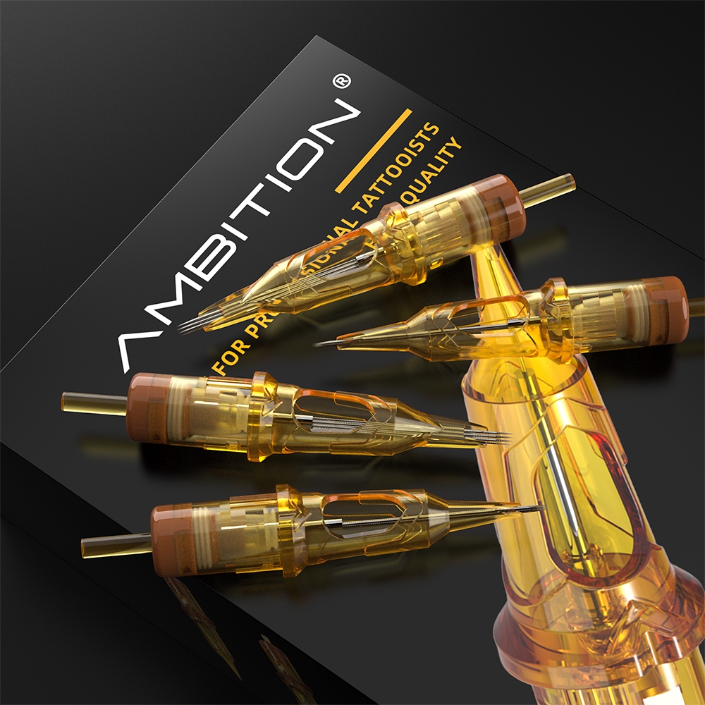 10PC Ambition Glory ตลับสักเข็ม 12 (0.35 มม.) RL RM