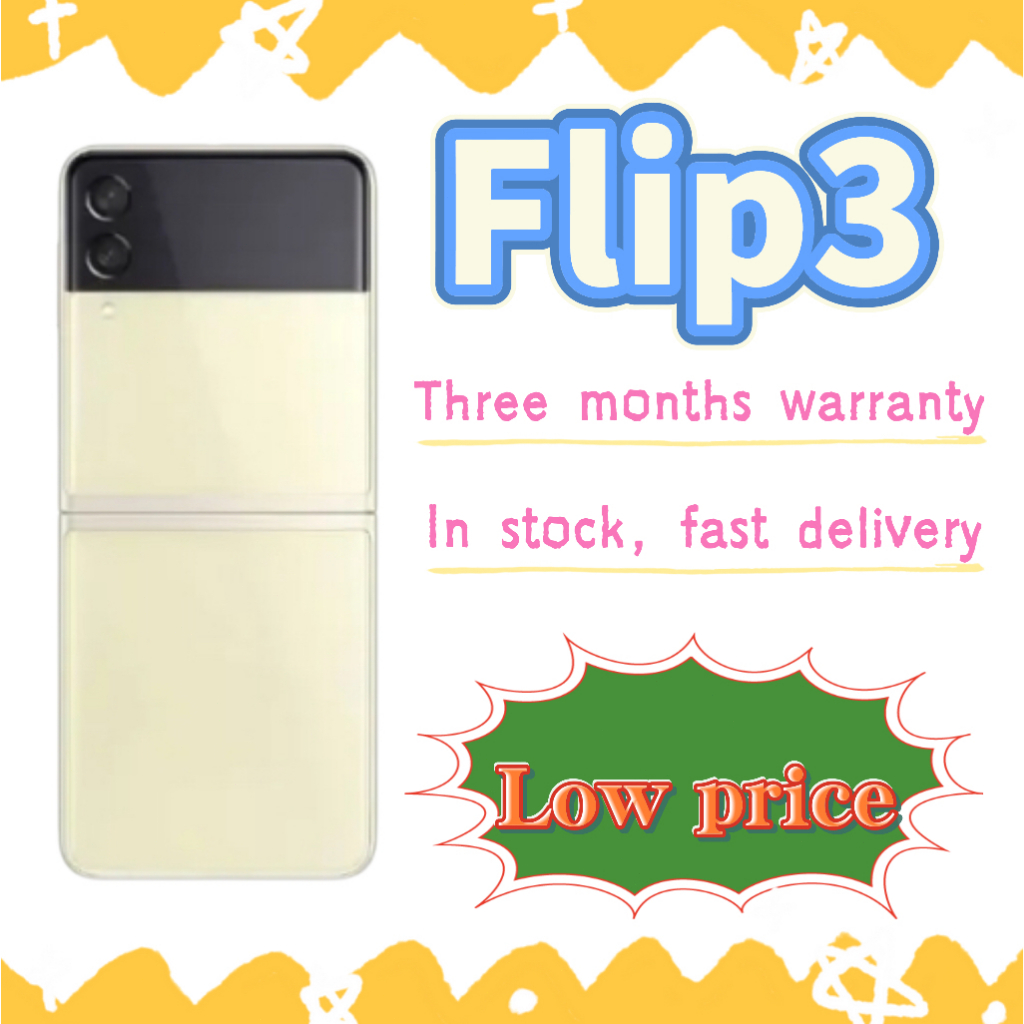 Samsung Galaxy Z Flip3 128GB 5G มือสอง - รับประกัน 3 เดือนครบชุดสําหรับสันติภาพใจ