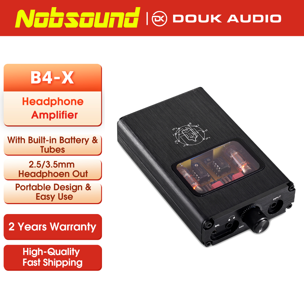 Little Bear B4-X เครื่องขยายเสียงหูฟัง แบบพกพา Dual-Mono