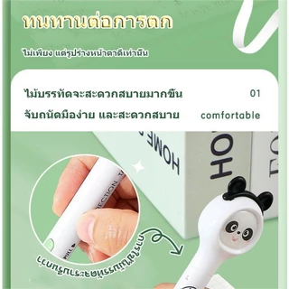 เทปลบคําผิด รูปร่างปากกาจับง่ายแบบพกพาเปลี่ยนแกนความจุขนาดใหญ่6มเทปลบคําผิดปากกาการ์ตูนน่ารักอุปกรณ์นักเรียนเครื่องเขียนแบบพกพาเหมาะสําหรับโรงเรียนสํานักง