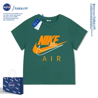 【จัดส่งภายใน 24 ชั่วโมง】NASA เสื้อยืดเด็ก เสื้อยืดชายหญิง ผ้าฝ้าย 100% ระบายอากาศ ทรงหลวม เสื้อผ้าแบรนด์อินเทรนด์ คุณภาพดี
