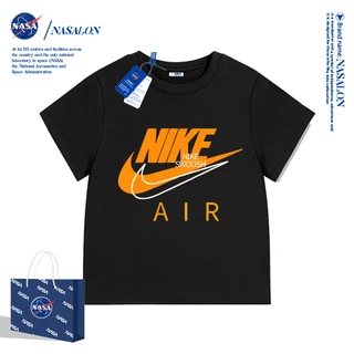 【จัดส่งภายใน 24 ชั่วโมง】NASA เสื้อยืดเด็ก เสื้อยืดชายหญิง ผ้าฝ้าย 100% ระบายอากาศ ทรงหลวม เสื้อผ้าแบรนด์อินเทรนด์ คุณภาพดี