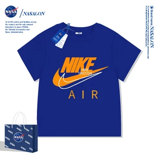 【จัดส่งภายใน 24 ชั่วโมง】NASA เสื้อยืดเด็ก เสื้อยืดชายหญิง ผ้าฝ้าย 100% ระบายอากาศ ทรงหลวม เสื้อผ้าแบรนด์อินเทรนด์ คุณภาพดี