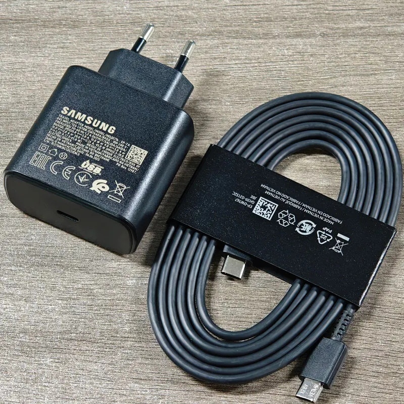 Samsung Z Flip Fold 7 6 5 4 3 2 A17 A56 A36 45W Charger Super Fast Charging Adapter สําหรับ Galaxy S