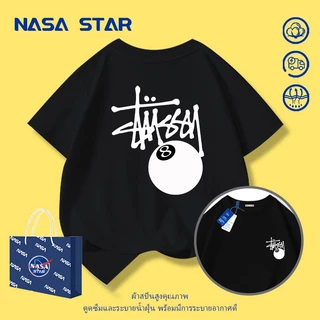 【ส่งในวันเดียวกัน】เสื้อยืดเด็ก NASA สีดำ ผ้าฝ้ายระบายอากาศดี ลายพิมพ์สไตล์อเมริกัน 1-14 ปี ชาย-หญิง ทรงสวมใส่สบาย