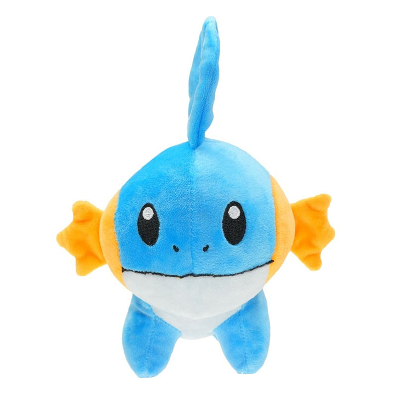 26 ซม.Pokemon Mudkip ของเล่นตุ๊กตาอะนิเมะตุ๊กตา Blue Mudkip Plush Atuffed สัตว์ตุ๊กตาของเล่นตุ๊กตานุ