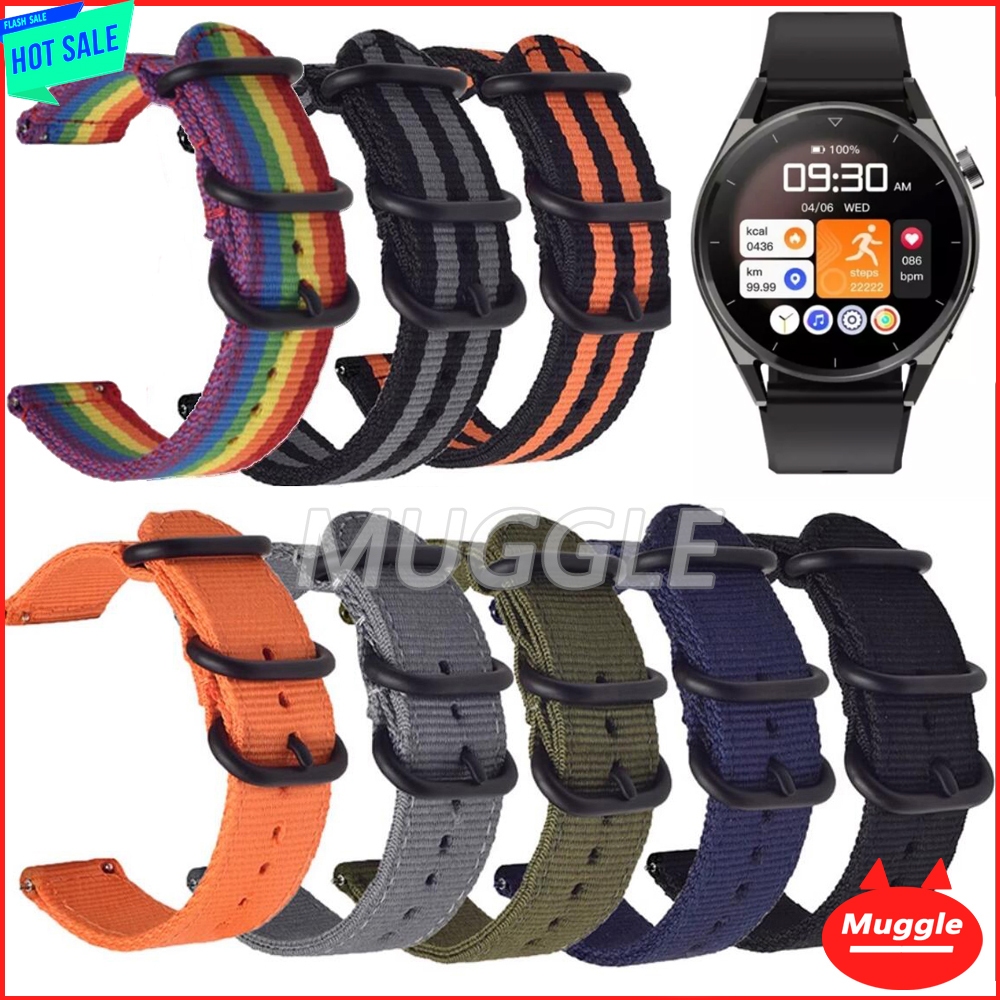 สาย KAVVO Cyber RH1 KAVVO Cyber S1 สายนาฬิกาผ้าใบไนลอน สายรัดข้อมือ KAVVO Cyber RH1 สายรัดข้อมือ สาย