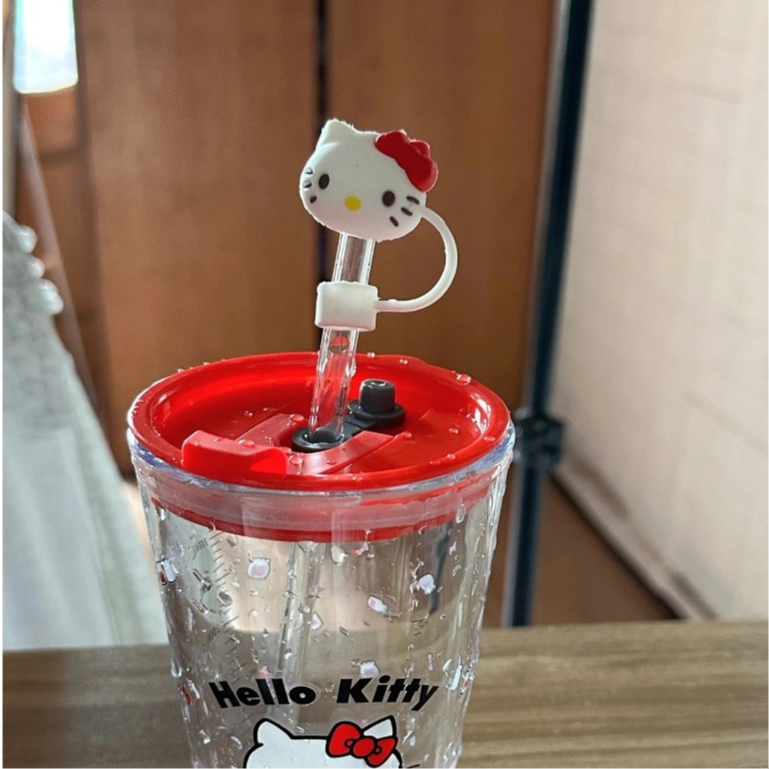 หมวกฟางสามมิติป้องกันฝุ่นหมวกป้องกันเกรดอาหาร 10 มม. ปลั๊กป้องกันฝุ่นซิลิโคนแก้วถ้วยน้ําอุปกรณ์เสริม