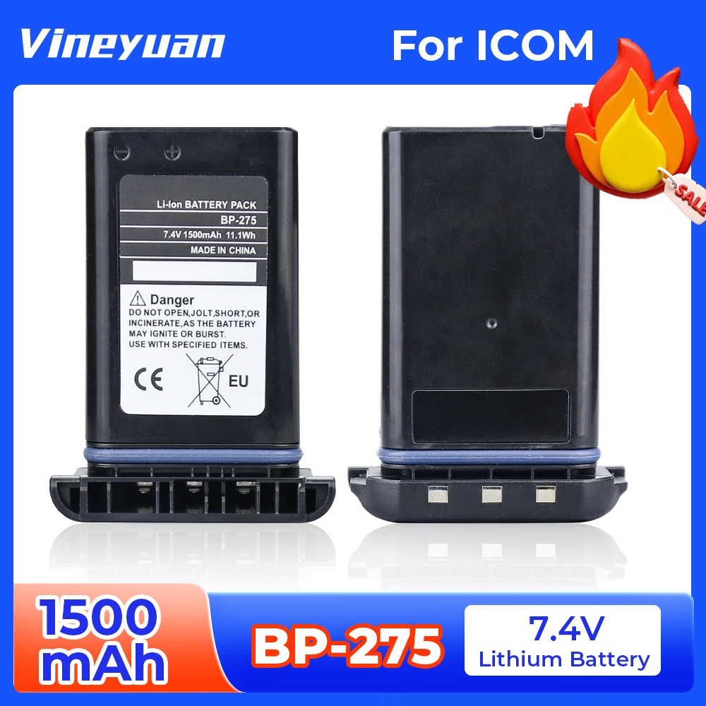 DC-1897.4V 1500mAh BP-275 แบตเตอรี่ลิเธียมไอออนทดแทนสําหรับ Icom IC-M91D IC-M92D มือถือวิทยุสองทางแบ