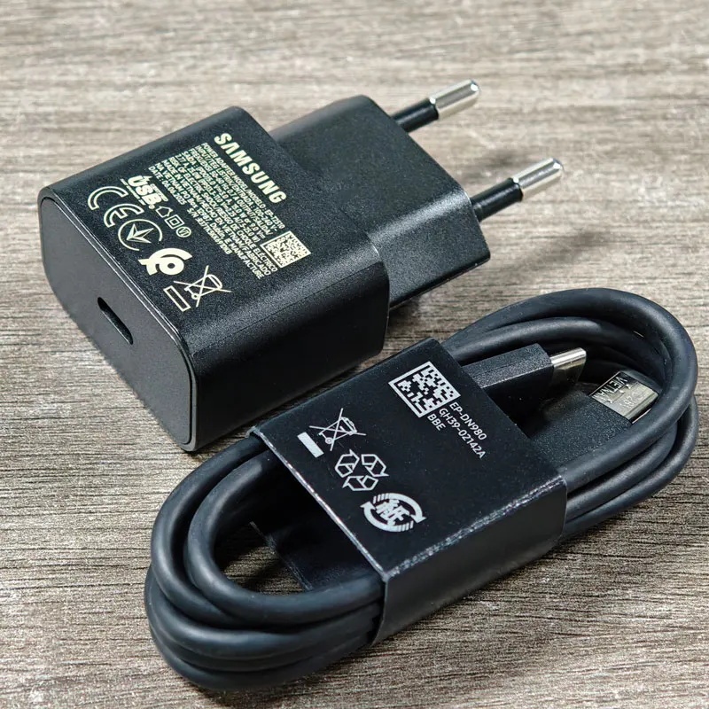 SAMSUNG สําหรับSamsung Z Flipพับ 7 6 5 4 3 2 A17 25W Charger PD Super Fast Chargeอะแดปเตอร์T2510 สํา