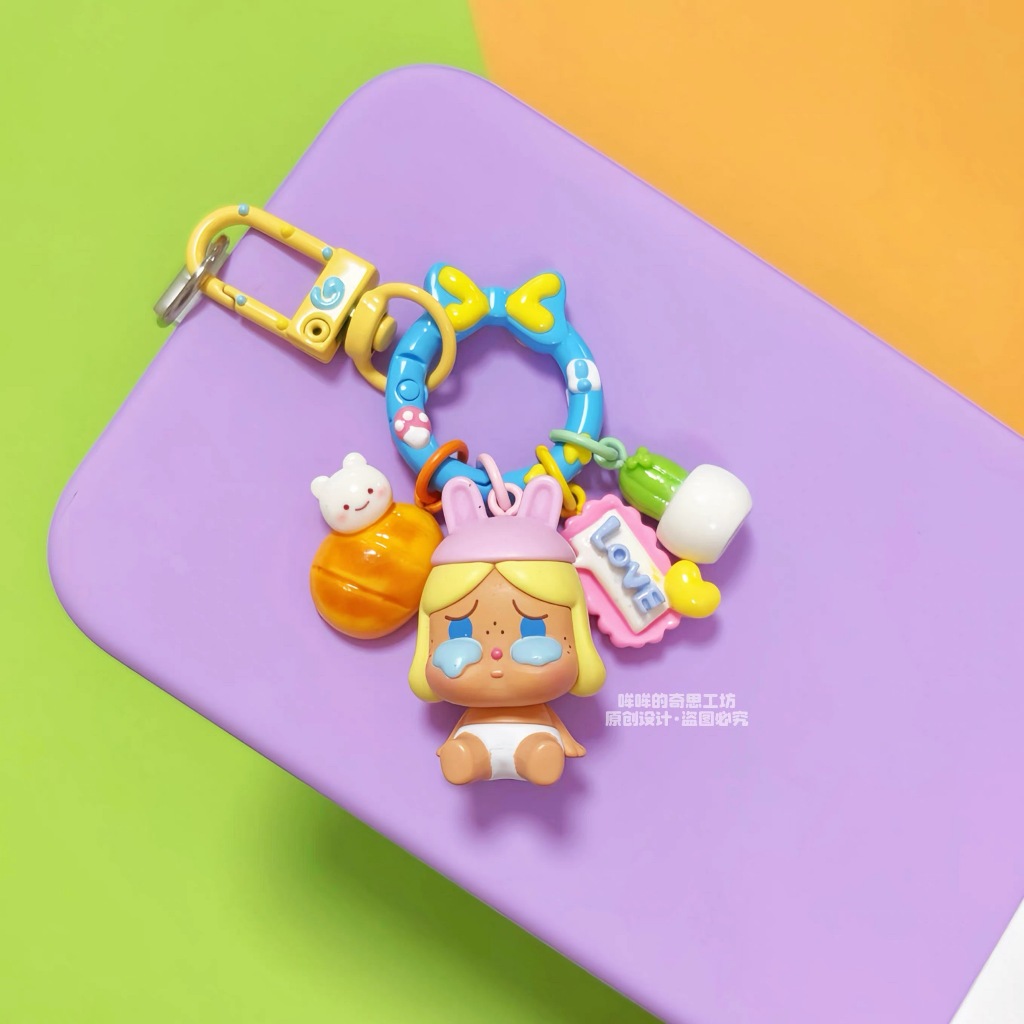 พวงกุญแจแฮนด์เมด Popbean Twinkle Twinkle สำหรับโทรศัพท์และกระเป๋า ของขวัญสุดน่ารักสำหรับแฟน