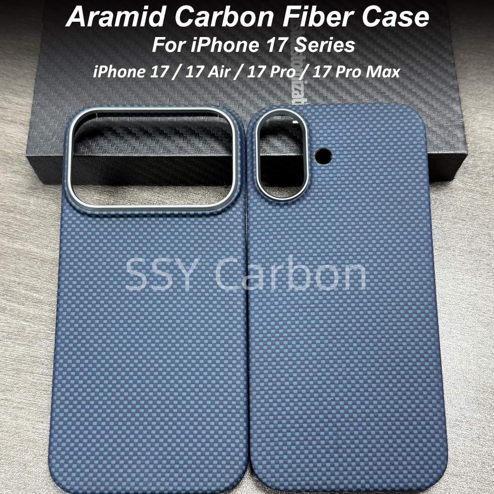 สําหรับ iPhone 17 เคสคาร์บอนแท้, iPhone 17/17air/17 pro/17 pro max คาร์บอนไฟเบอร์หรูหรา ultra-light 
