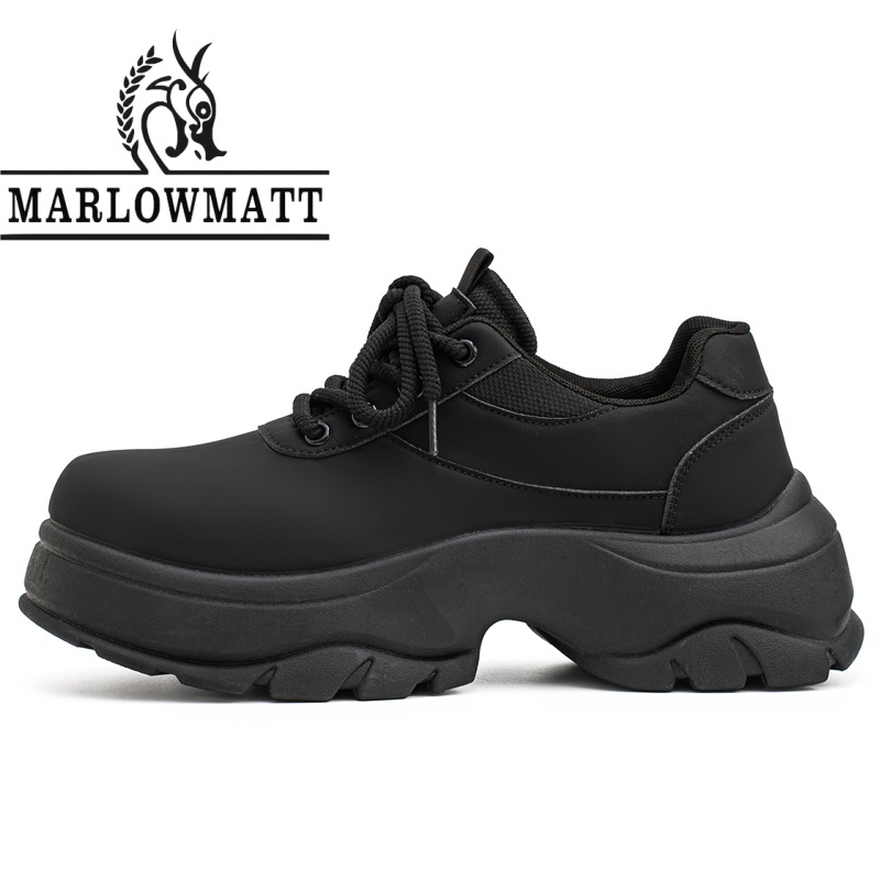 รองเท้าผู้ชาย Marlowmatt | ระบายอากาศได้ด้านบน | พื้นรองเท้าหนาเพิ่มความสูง 6ซม 