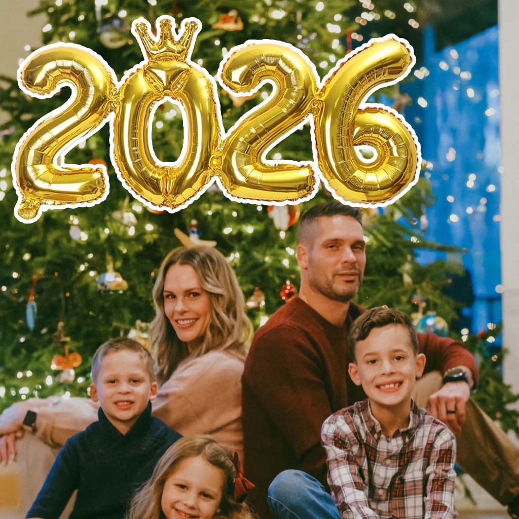 2026จํานวนมงกุฎลูกโป่งฟอยล์สําหรับ2026ปีใหม่อีฟพรรคอุปกรณ์ตกแต่ง n ความโลภ คริสต์มาส2025ภาพอุปกรณ์ประกอบฉากของขวัญ - รูปที่ 2