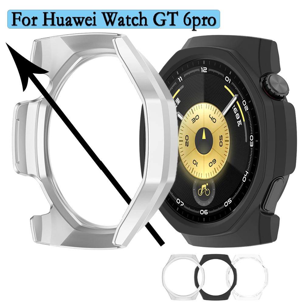 สําหรับ Huawei นาฬิกา GT 6pro Hollow กรณีทนทาน PC วัสดุนาฬิกาตกแต่งสําหรับ Huawei นาฬิกา GT 6pro
