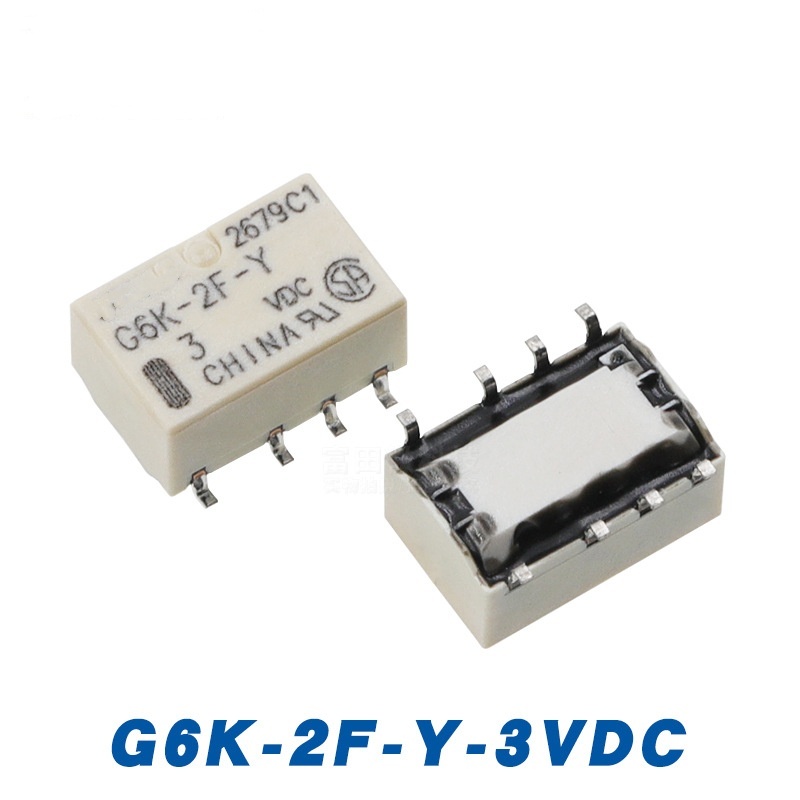 รีเลย์ G6K-2F-Y 3 4.5 5 12 24 VDC 8 Pins 1A