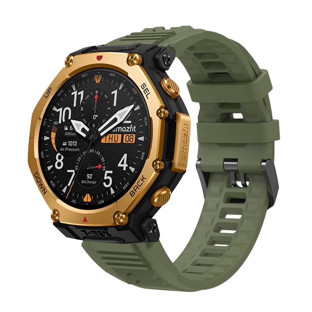 อุปกรณ์เสริมห่วงสร้อยข้อมือสายรัดซิลิโคนสําหรับ Amazfit T-Rex 3 / T-Rex 3 Pro - รูปที่ 5