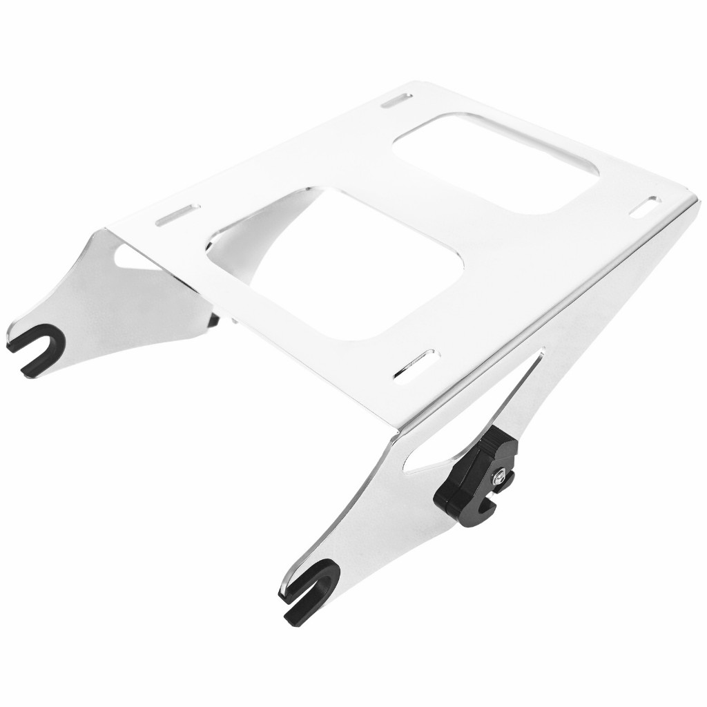 Chrome ชั้นวางสัมภาระด้านหลังสําหรับ 09-25 Harley Davidson Touring Road King Street Glide Ultra Electra glide ที่ถอดออกได้ Two-up Tour Pak pack ติดตั้งกระเป๋าเดินทาง Rack - รูปที่ 5