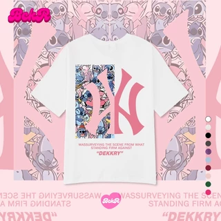 【จัดส่งตลอด 24 ชั่วโมง】🔥เสื้อยืดโอเวอร์ไซส์สไตล์วินเทจเกาหลี แฟชั่นสำหรับผู้หญิง ลายตัวอักษรสไตล์เกาหลี ผ้าฝ้าย คอกลม แขนสั้น 🤍💮 YG1017