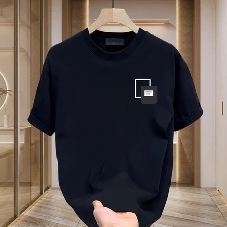 เสื้อยืดแขนสั้น Unisex สไตล์แฟชั่นสำหรับผู้ชาย