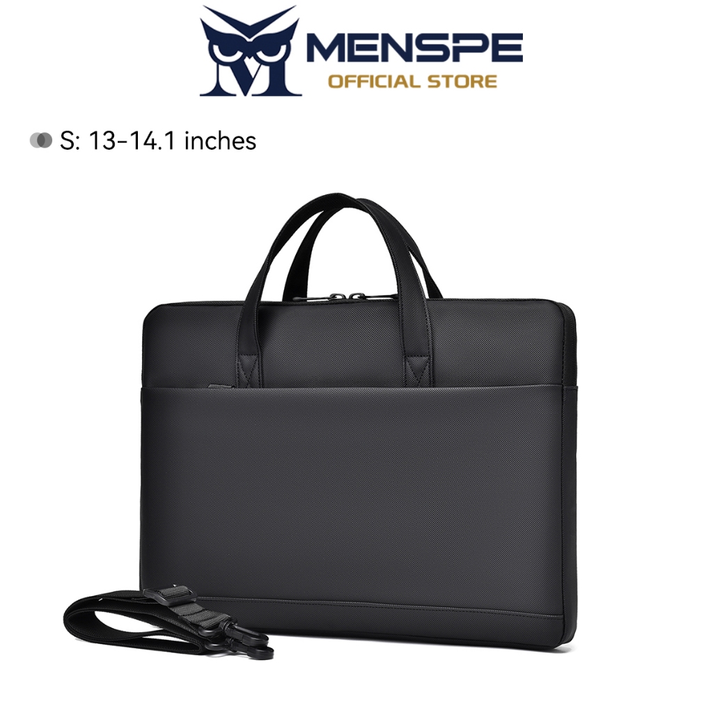 MENSPE กระเป๋าใส่โน้ตบุ๊กสำหรับธุรกิจ กระเป๋าแฟชั่นแบบพกพา กันน้ำ ความจุขนาดใหญ่ น้ำหนักเบา เหมาะสำหรับโน้ตบุ๊กขนาด 14/16 นิ้ว