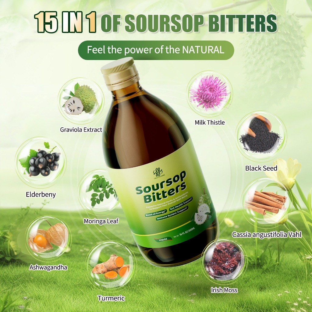 IMATCHME Antioxidant & Immune Soursop Bitters Liquid 500ml